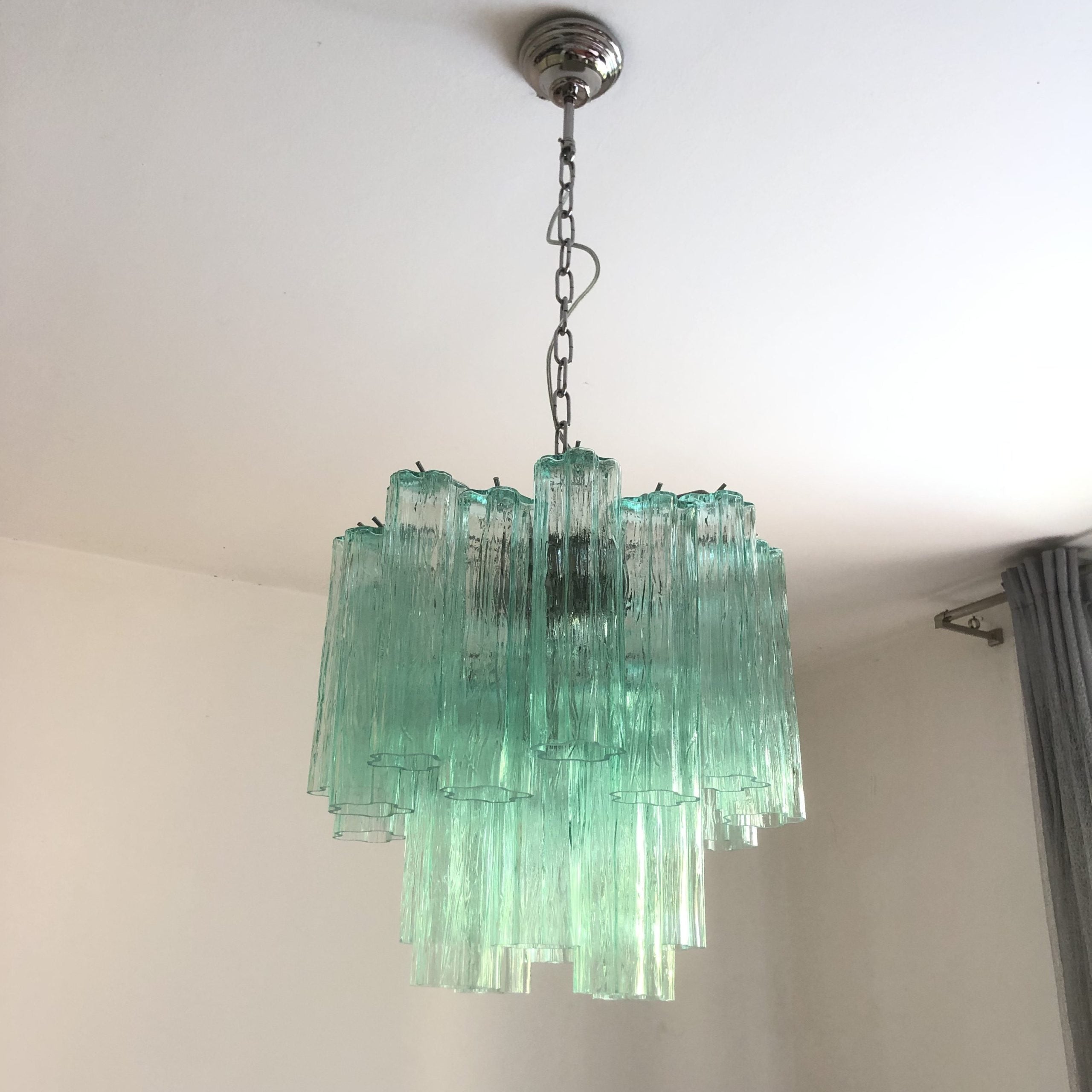 VORELLI Raffaella Tronchi Murano Glass Circular Chandelier - Tronchi Murano Glass image 8