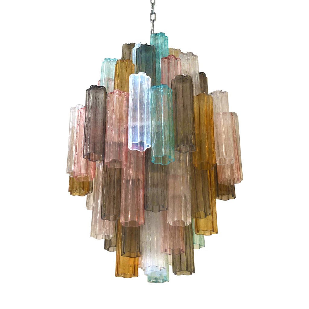 VORELLI Ottavia Tronchi Murano Glass Staircase Chandelier - Tronchi Murano Glass image 1