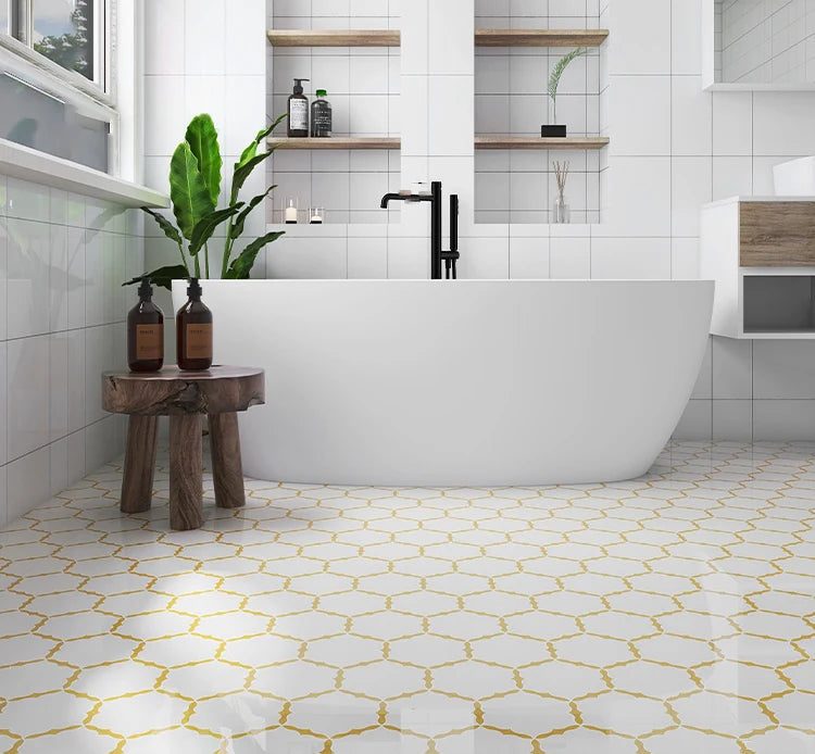 304 Stainless Steel Indoor Waterjet Marble Mosaic luxury mixed waterjet marble mosaic for premium UK interiors