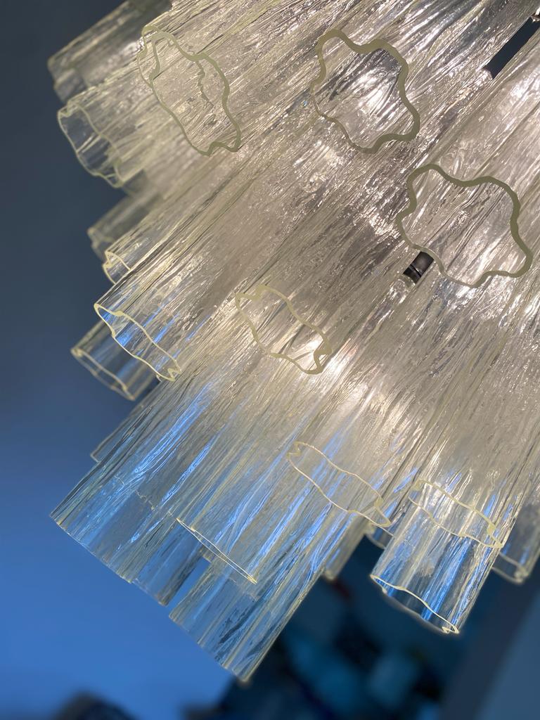 VORELLI Isabella Tronchi Murano Glass Staircase Chandelier - Tronchi Murano Glass image 6