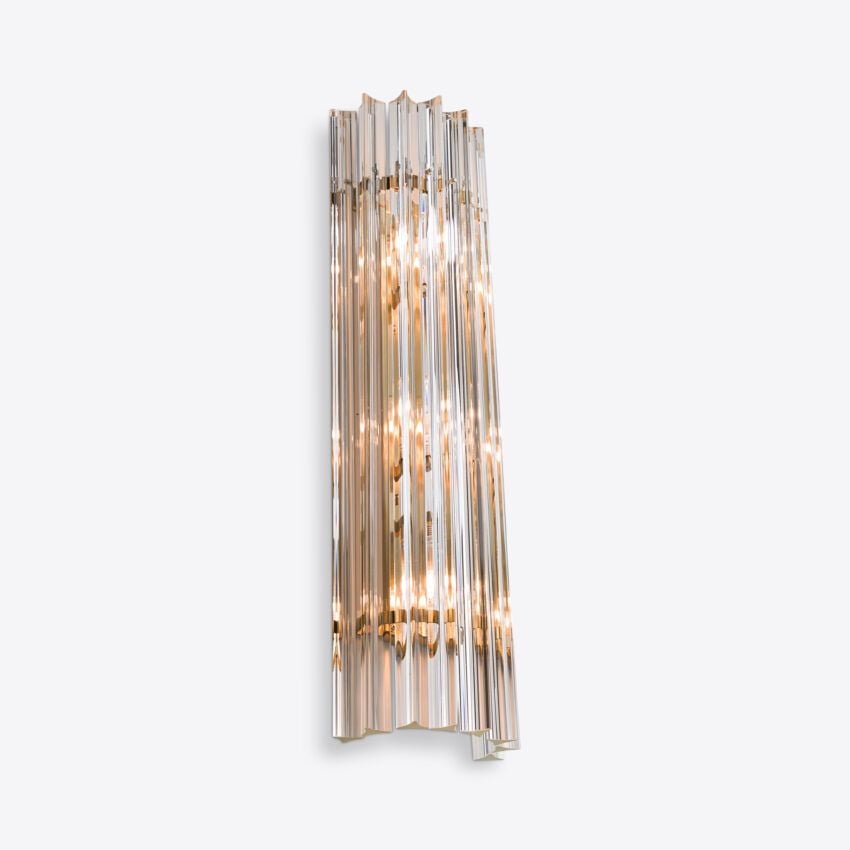 Amarino Clear Glass IP44 Wall Light wall light view 5