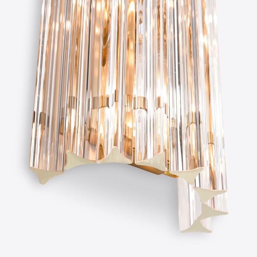 Amarino Clear Glass IP44 Wall Light wall light view 8