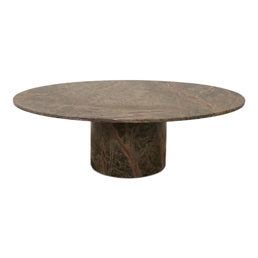 Argentino Forest Green Marble Coffee Table coffee table view 4