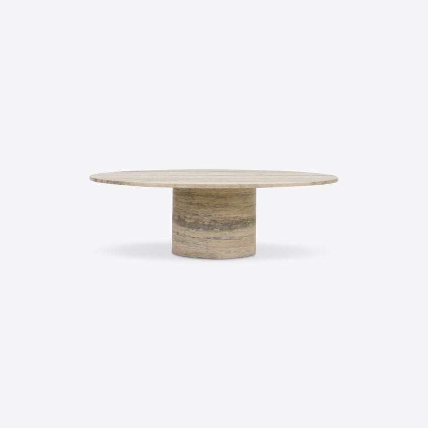 Argentino Travertine Coffee Table coffee table view 3