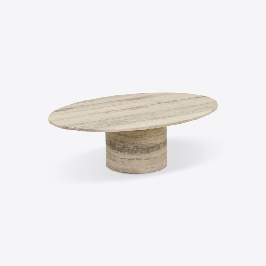 Argentino Travertine Coffee Table coffee table view 5