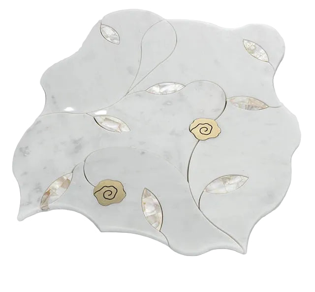 Bathroom Floor Waterjet Marble Mosaic luxury mixed waterjet marble mosaic for premium UK interiors