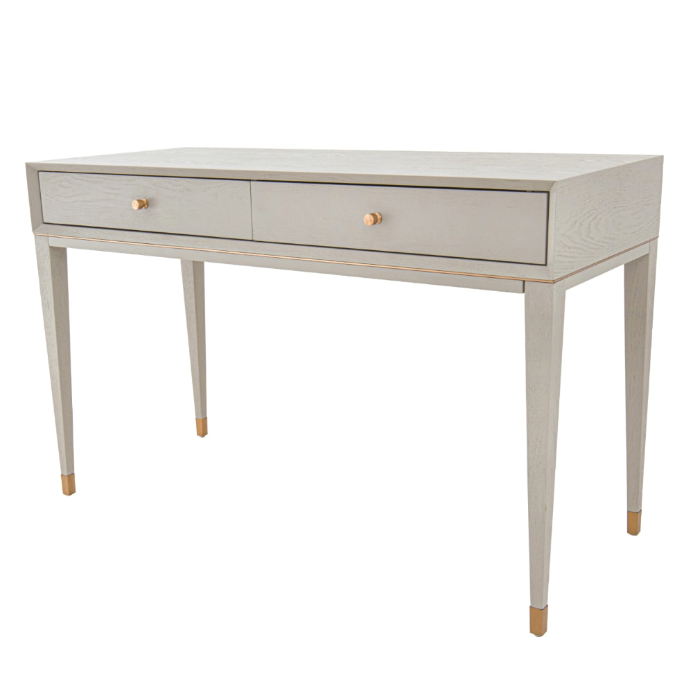 Bayeva Brass Ceramic Grey Dressing Table by VORELLI, product image for luxury residential and hospitality projects