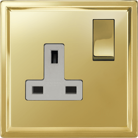 Belgravia Single Socket architectural switches view 9