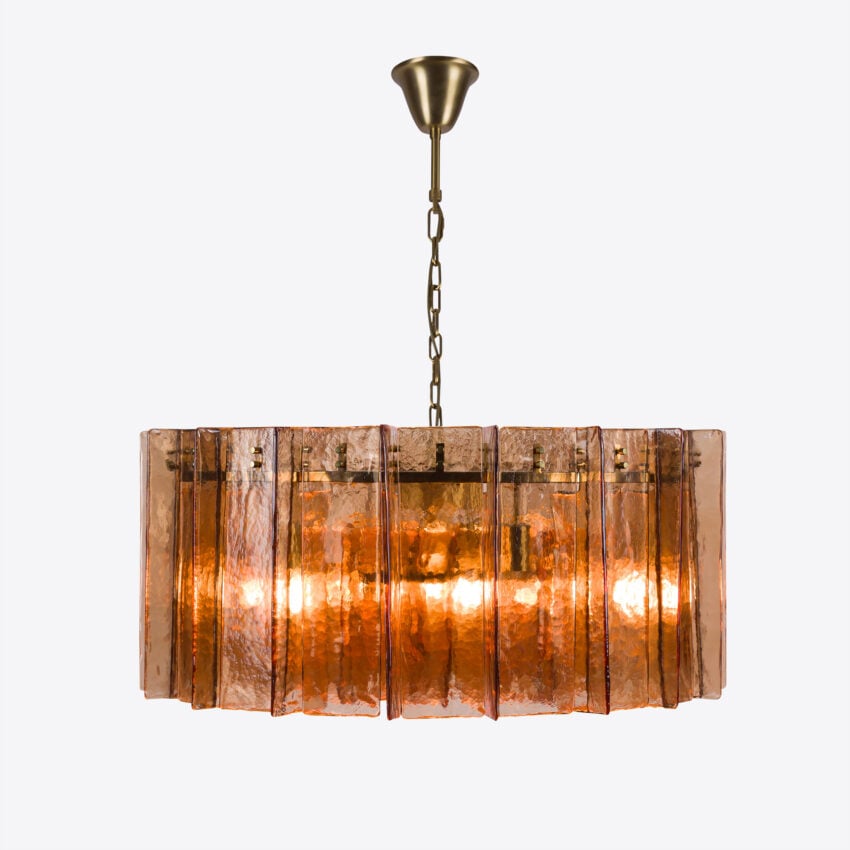 Berlinio Amber Circular Chandelier circular chandelier view 4