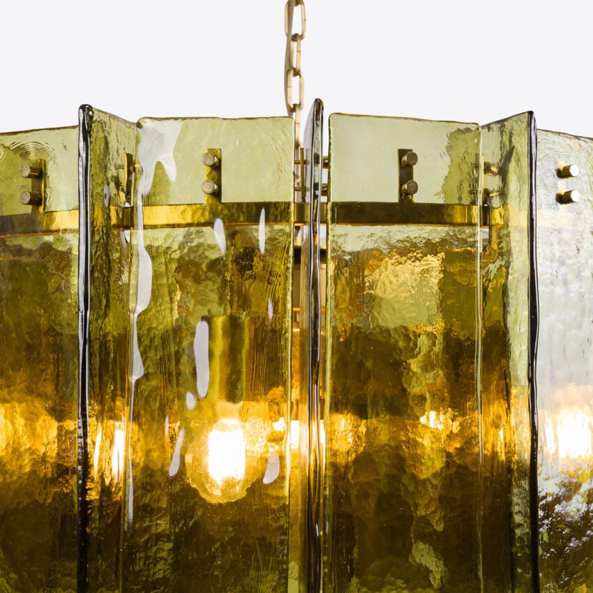 Berlinio Green Circular Chandelier circular chandelier view 6