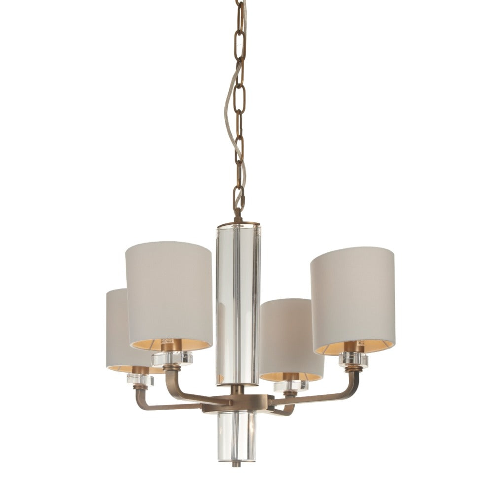 Bleano Antique Brass Contemporary Chandelier by VORELLI, product hero image for luxury residential and hospitality projects