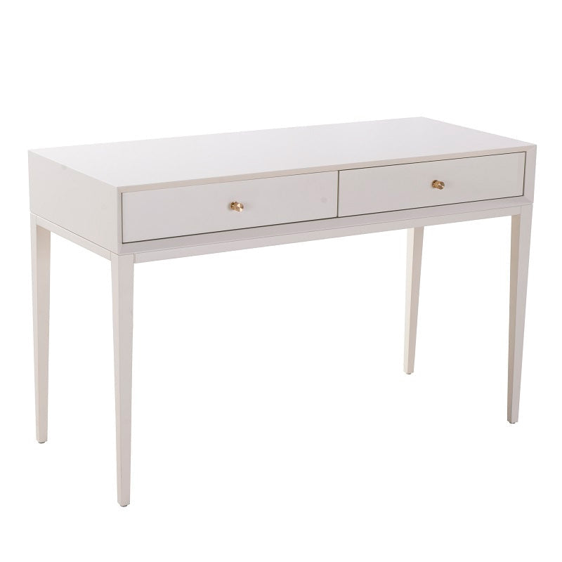 Celano White Minimal Dressing Table by VORELLI, product hero image for luxury residential and hospitality projects