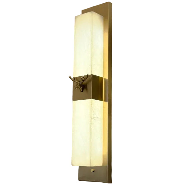 VORELLI Cervo marble wall light in luxury modern interior