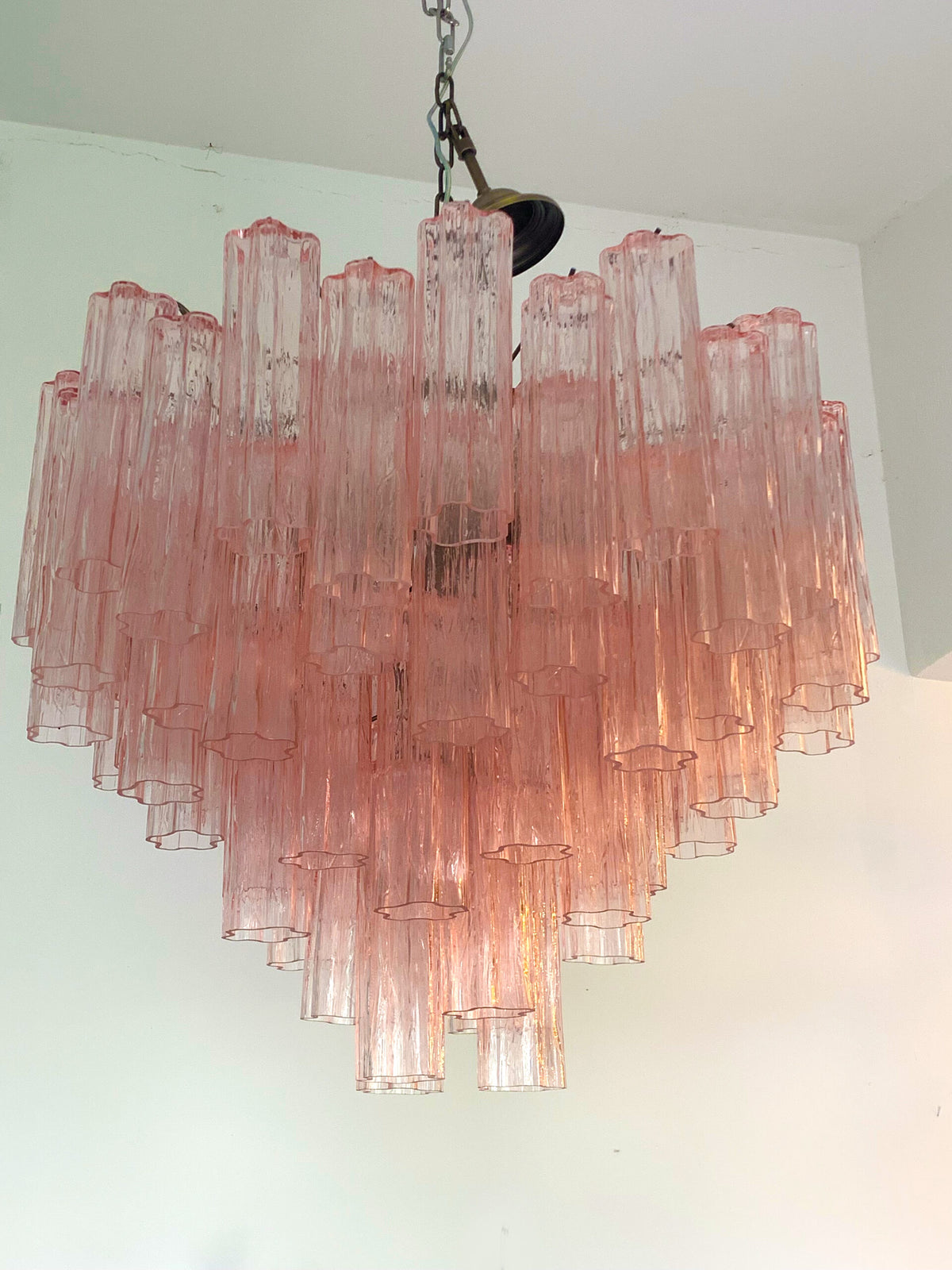 VORELLI Claudia Tronchi Murano Glass Staircase Chandelier - Tronchi Murano Glass image 2