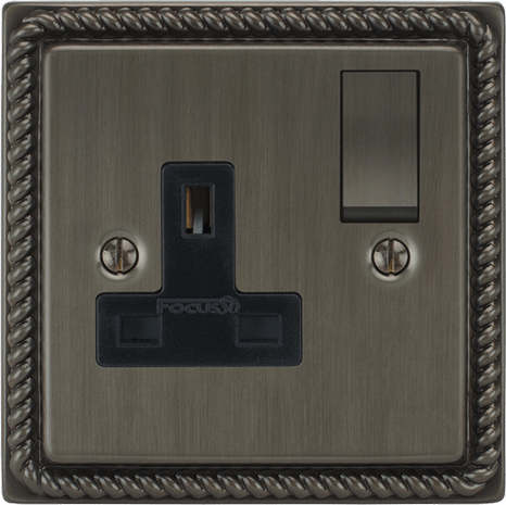 Georgian Single Socket by VORELLI, product hero image for luxury residential and hospitality specifications