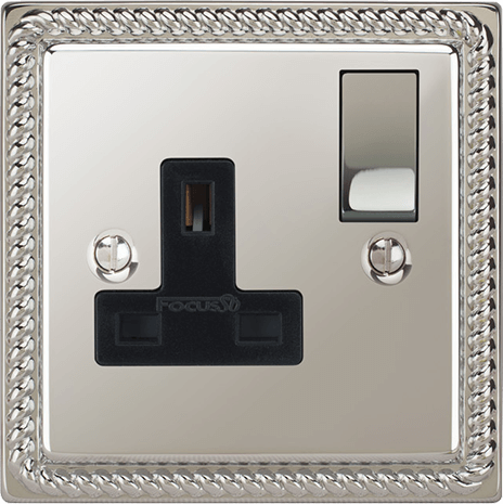 Georgian Single Socket architectural switches view 11