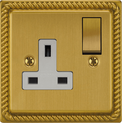 Georgian Single Socket architectural switches view 12