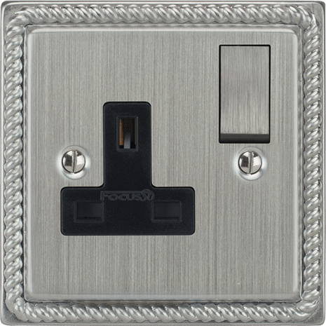 Georgian Single Socket architectural switches view 13