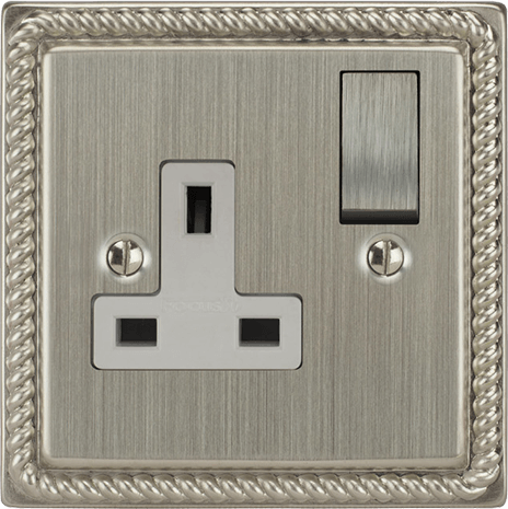 Georgian Single Socket architectural switches view 14