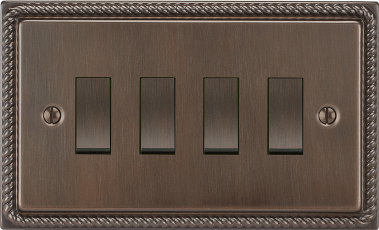 Georgian Rocker Switch architectural switches view 6