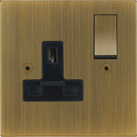 Horizon Square Single Socket architectural switches view 4
