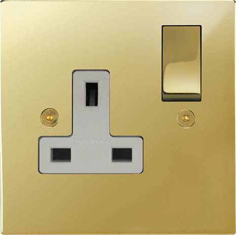 Horizon Square Single Socket architectural switches view 10