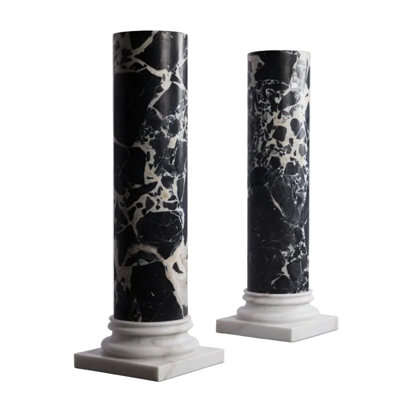 Imperavo Black Hector Marble Column Decor sculptures and busts view 3