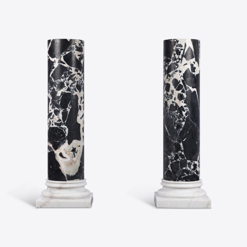 Imperavo Black Hector Marble Column Decor sculptures and busts view 4