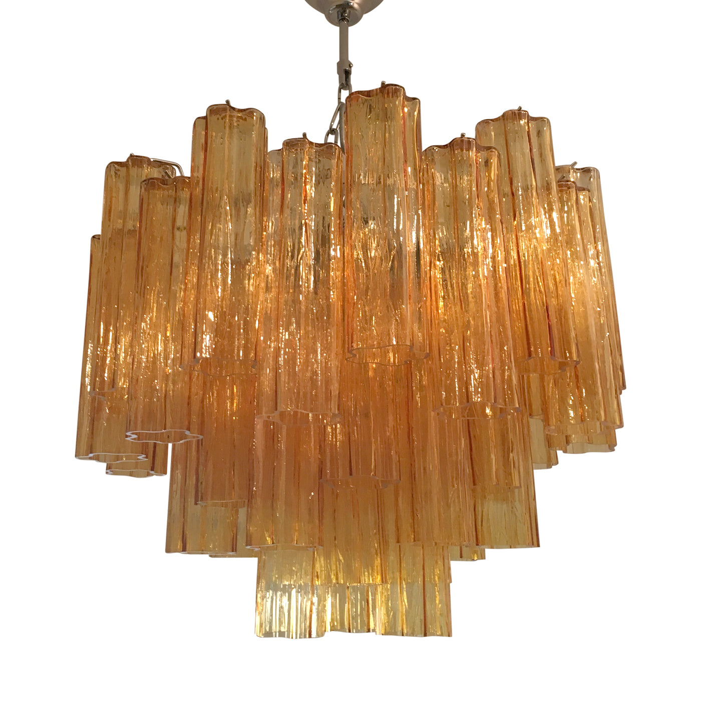 VORELLI Liana Tronchi Murano Glass Circular Chandelier - Tronchi Murano Glass image 2