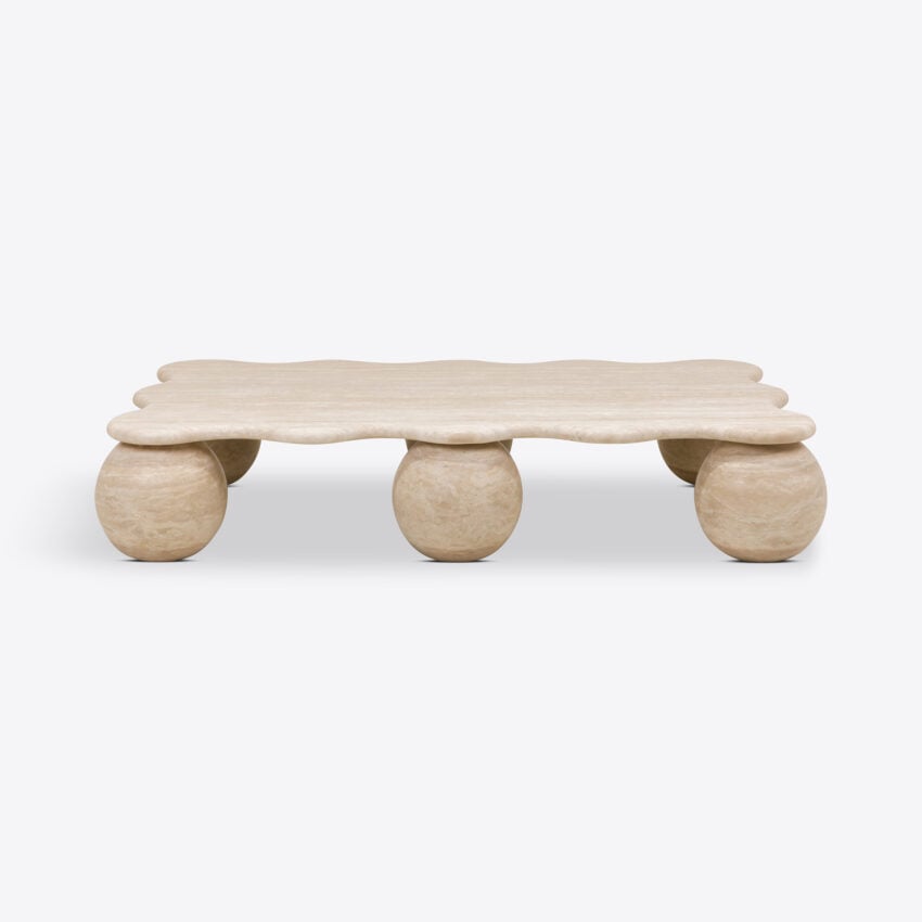 Liburno Travertine Coffee Table coffee table view 3