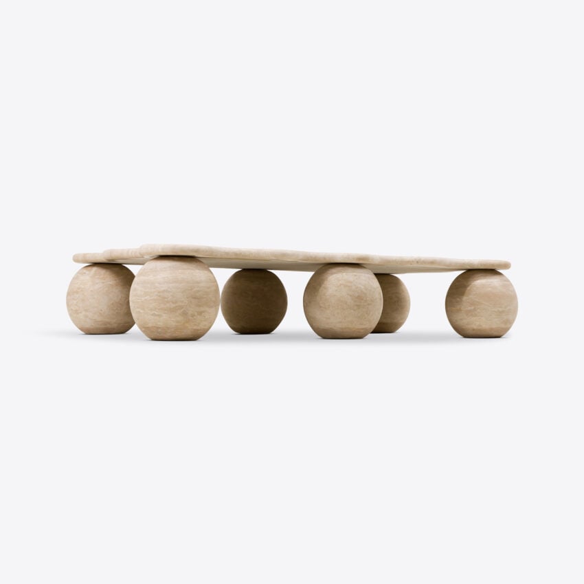 Liburno Travertine Coffee Table coffee table view 7