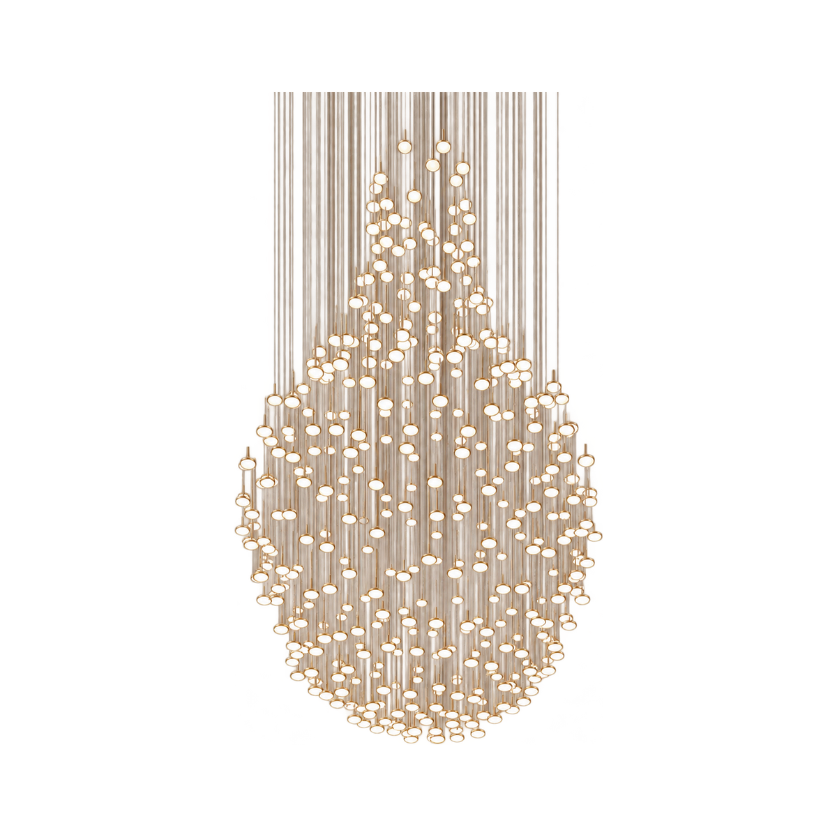 VORELLI® Light Fall Project Installation on a pure white background.