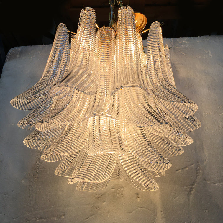 VORELLI Lucca Selle Murano Glass Circular Chandelier - Selle Murano Glass image 3