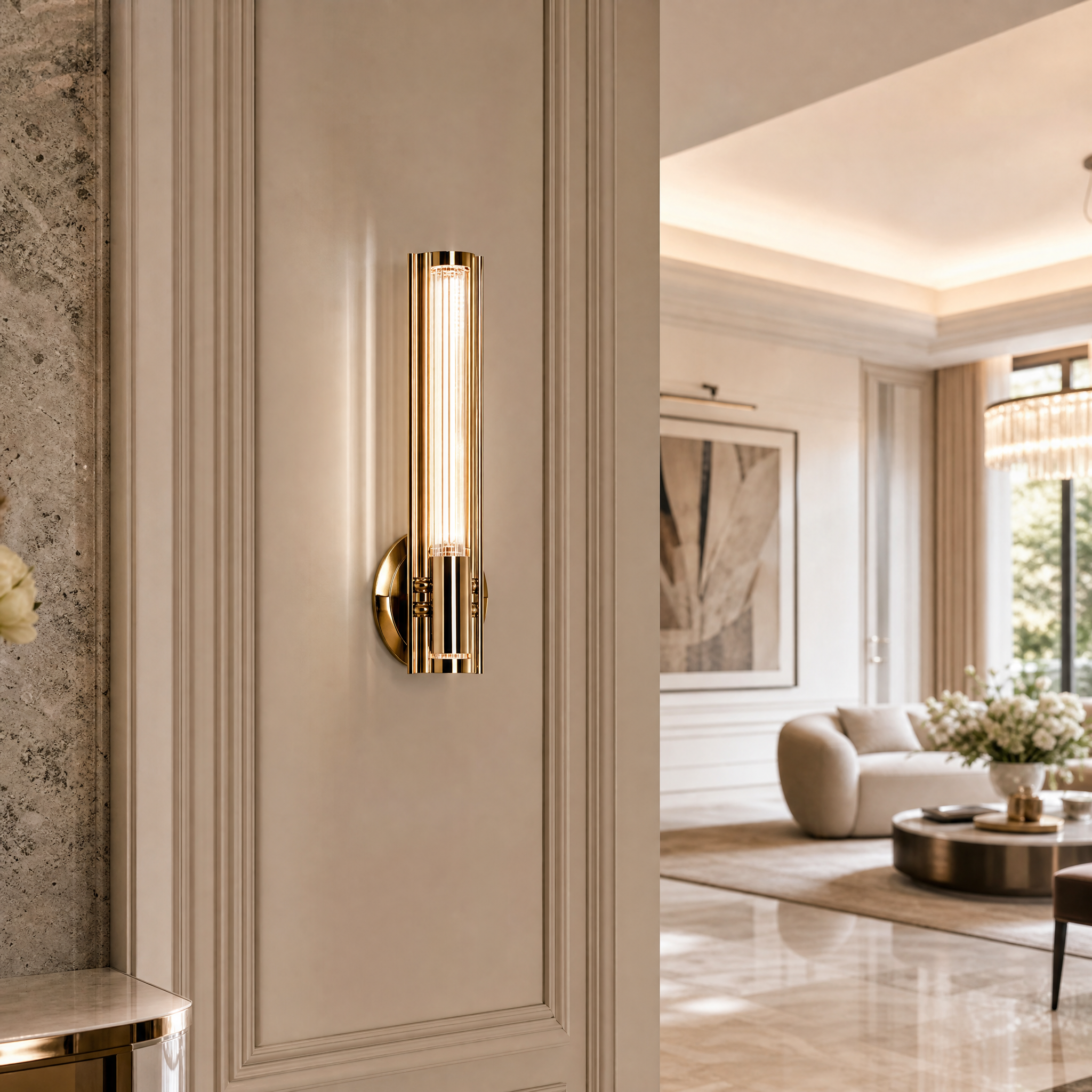 Baccara Luxury Wall Light luxury residential lifestyle image by VORELLI