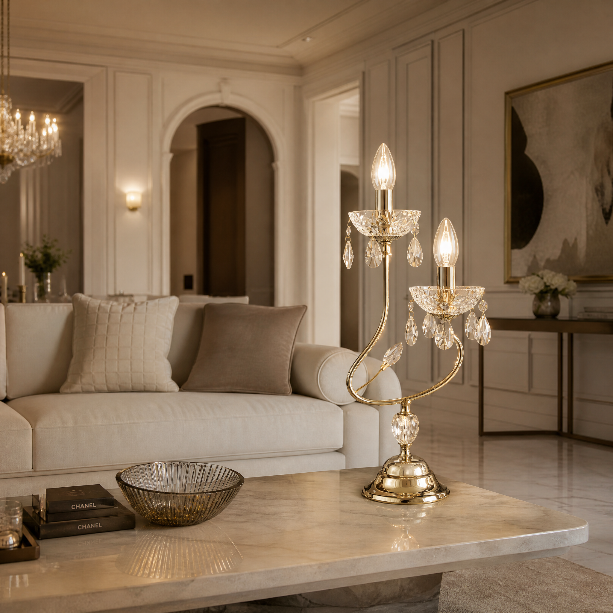 Casablanca Luxury Table Lamp luxury residential lifestyle image by VORELLI