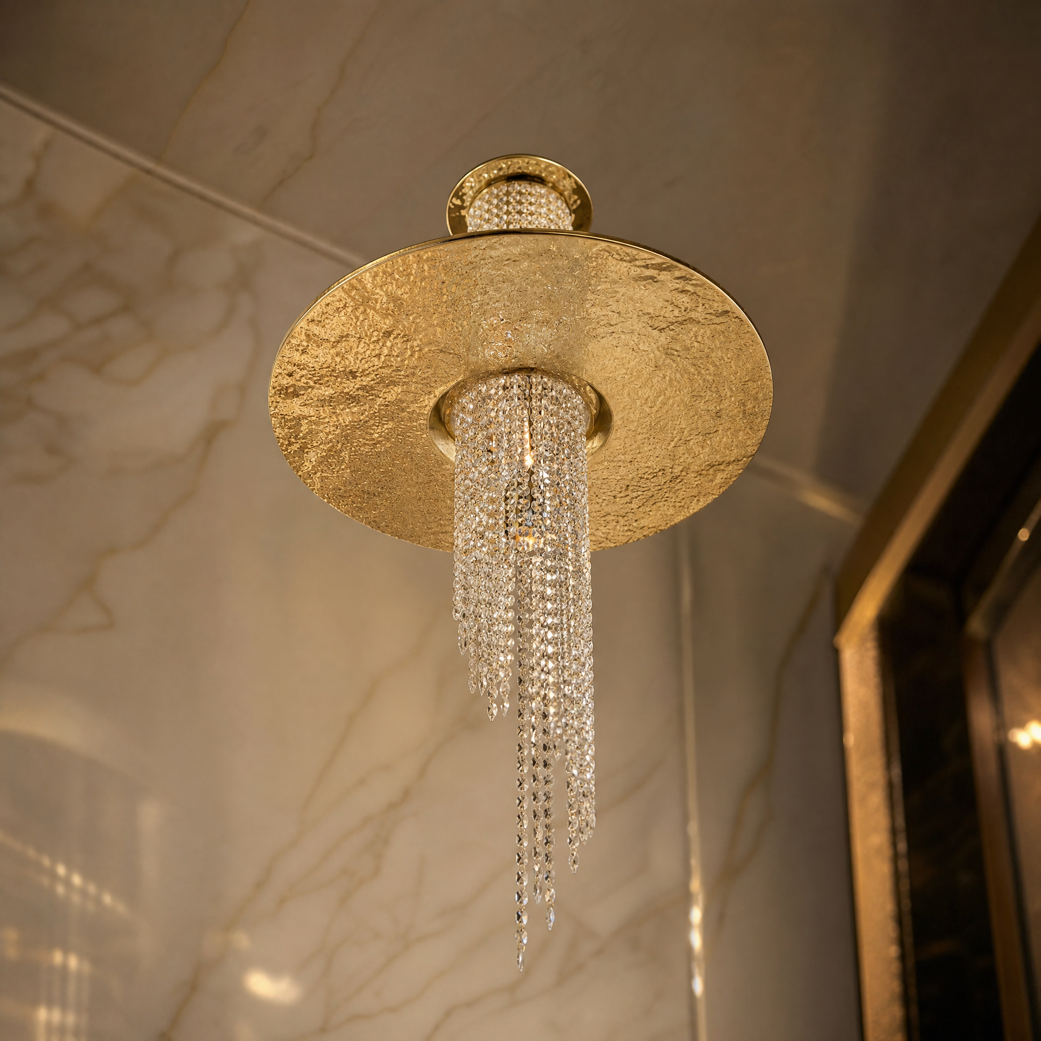 Ravel Luxury Circular Chandelier close-up craftsmanship detail image by VORELLI