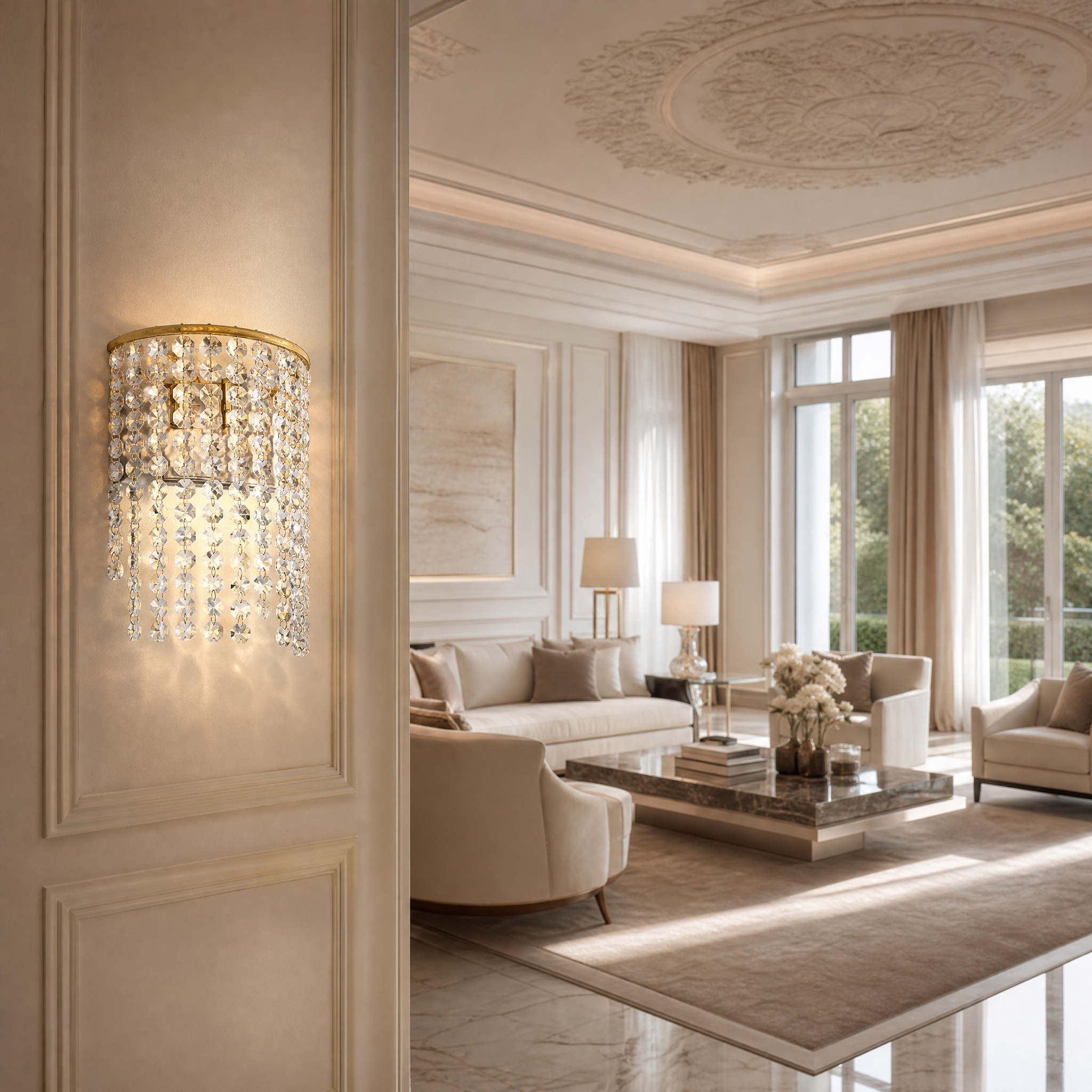 Varsovia Luxury Wall Light luxury residential lifestyle image by VORELLI