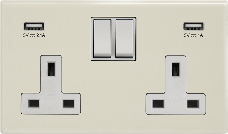 Morpheus Double Socket + USB architectural switches view 15