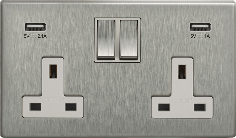 Morpheus Double Socket + USB architectural switches view 19