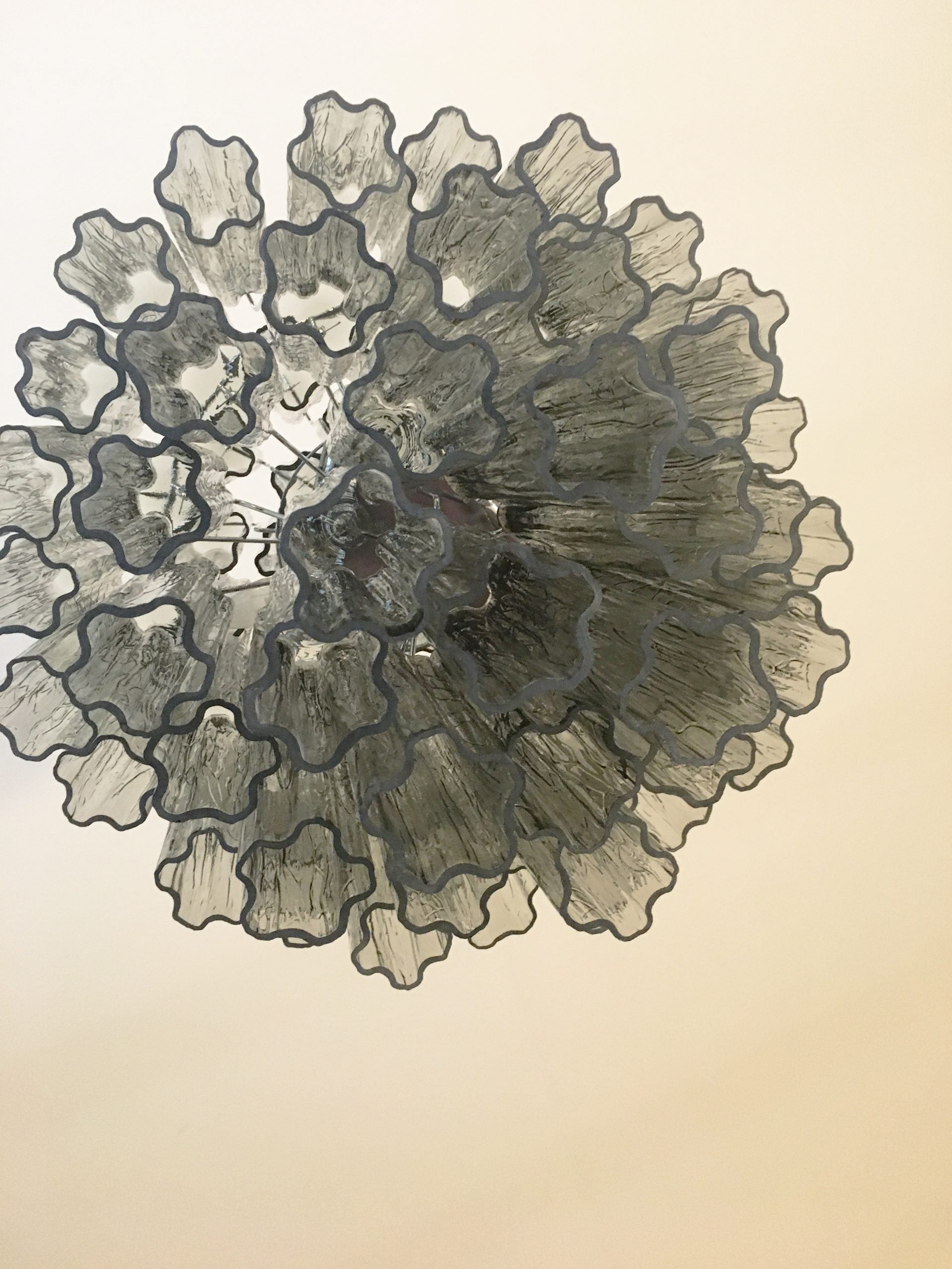 VORELLI Octavia Tronchi Murano Glass Circular Chandelier - Tronchi Murano Glass image 5