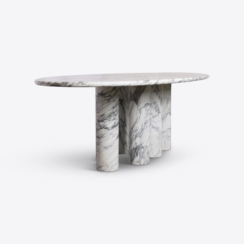 Olivaro Arabescato Marble Dining Table dining table view 5
