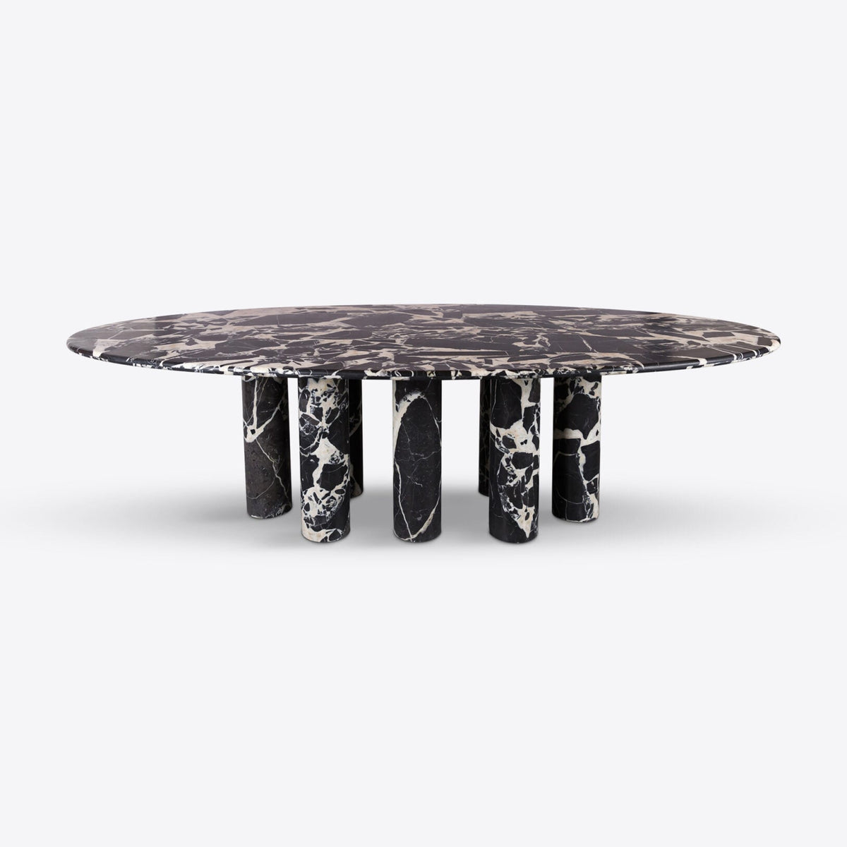 Olivaro Napoleon Black Marble Dining Table dining table view 3