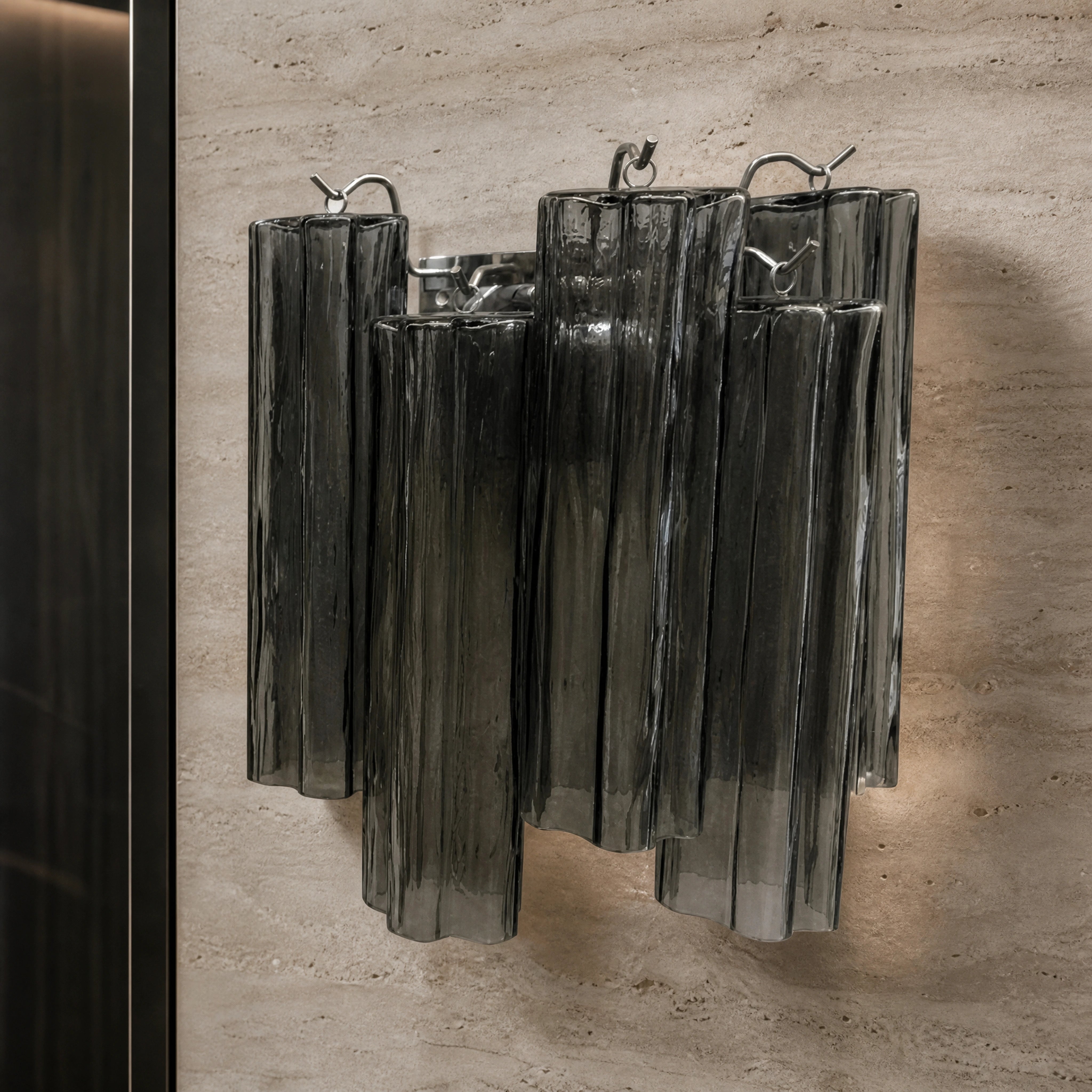Oriana Tronchi Murano Glass Wall Light close-up luxury lifestyle hero image by VORELLI