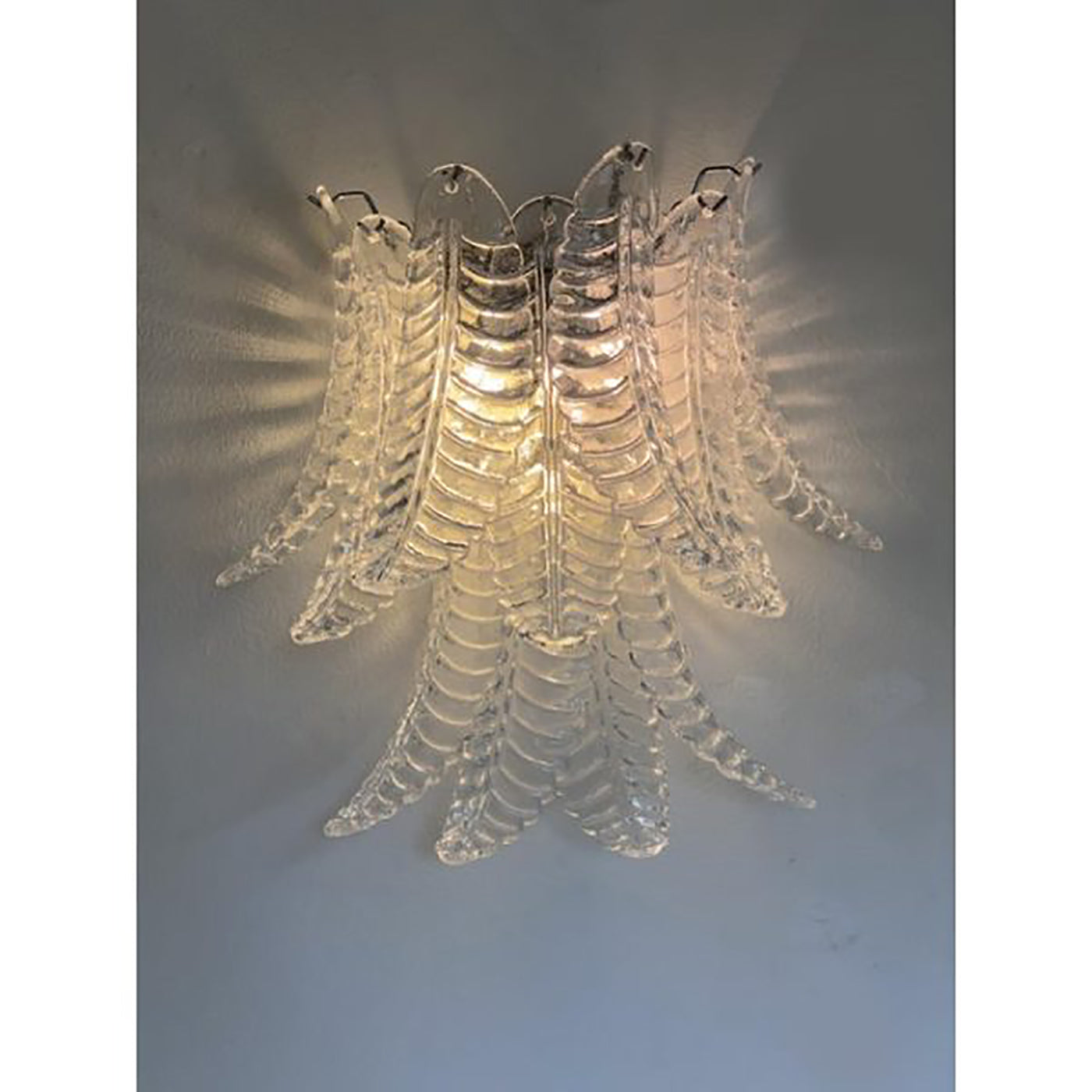 VORELLI Pisa Felci Murano Glass Wall Light - Felci Murano Glass image 6