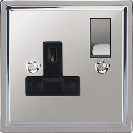 Sheraton Single Socket architectural switches in a refined interior 3