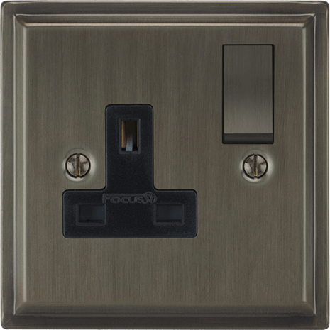Sheraton Single Socket architectural switches view 7