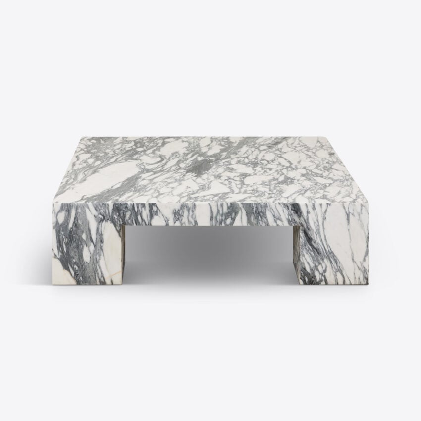 Sidriano Arabescato Marble Coffee Table coffee table view 4
