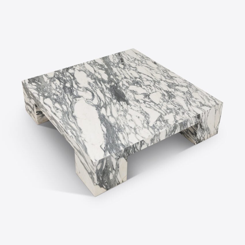 Sidriano Arabescato Marble Coffee Table coffee table view 5