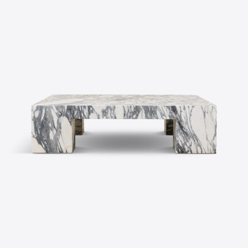 Sidriano Arabescato Marble Coffee Table coffee table view 6