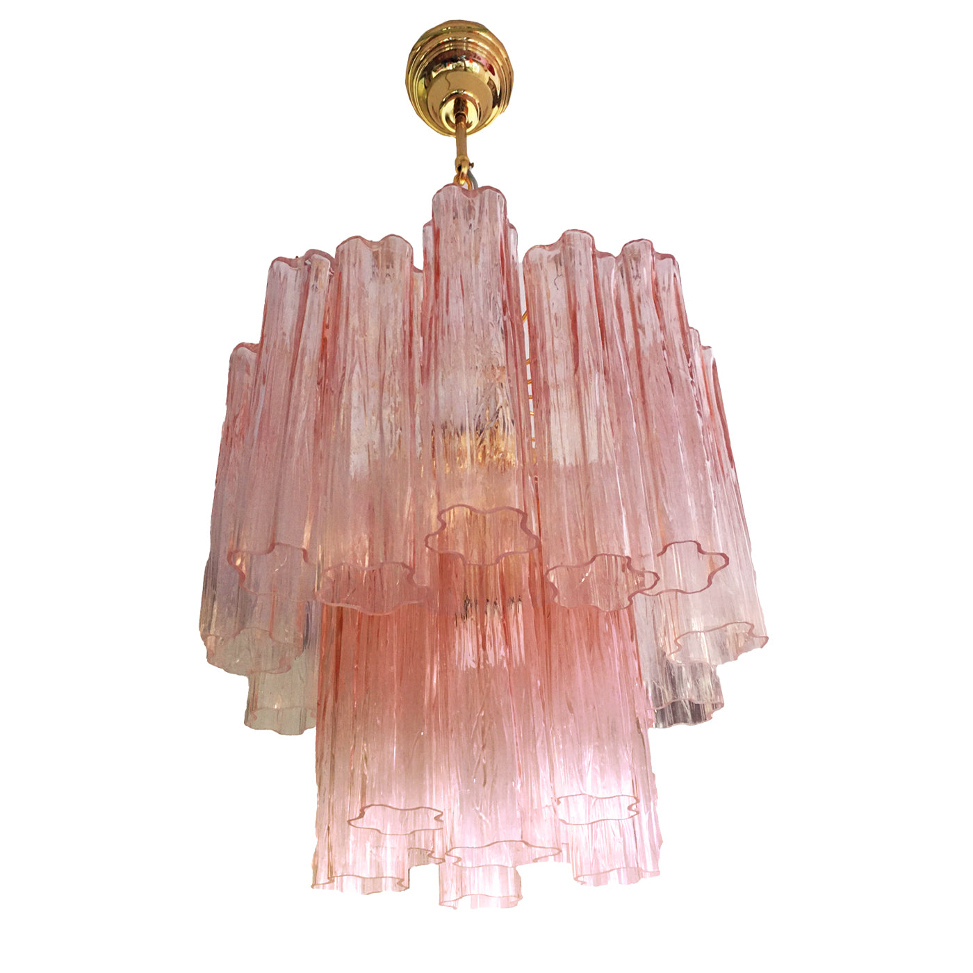 VORELLI Silvana Tronchi Murano Glass Circular Chandelier - Tronchi Murano Glass image 2
